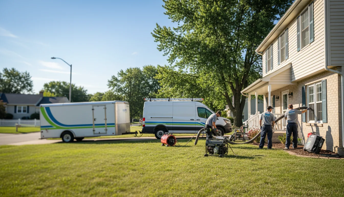 Flooded Basement Restoration And Cleanup With Repair in Findlay, OH near me